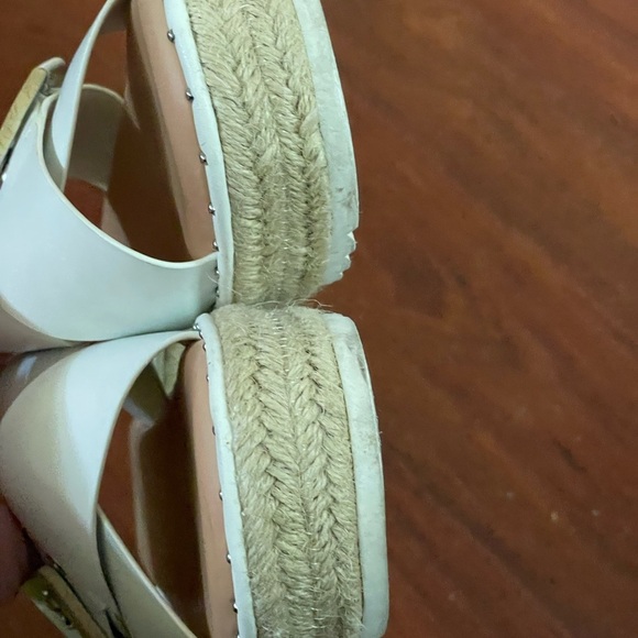 Gianni Bini White Sandals resort vacation preppy festival spring summer - Picture 7 of 14